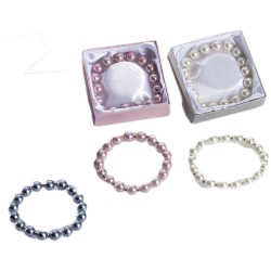 Pulseras perlas con caja