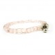 Pulsera cristal rosa