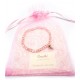 Pulsera cristal rosa