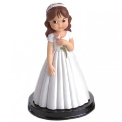 Figura tarta niña rosa