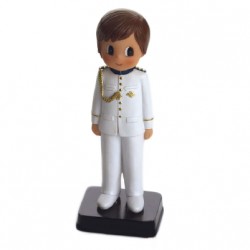 Figura tarta niño traje blanco