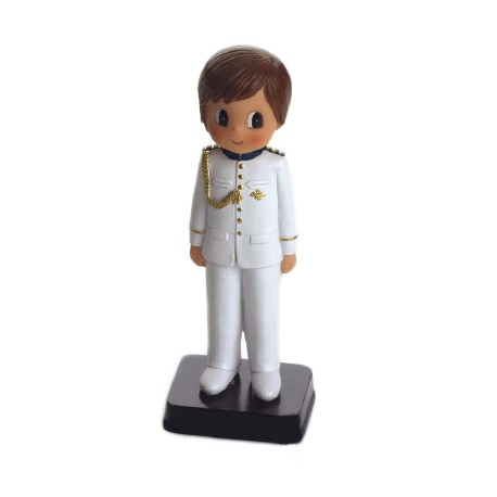 Figura tarta niño traje blanco