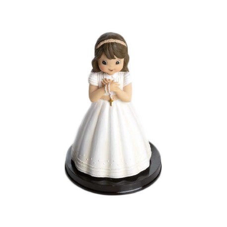 Figura tarta niña manos cruzadas