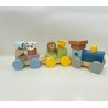 Tren de madera animales