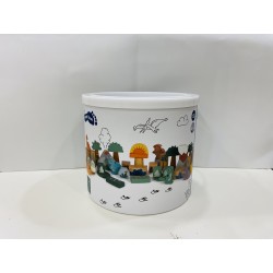 Bloque de madera dino