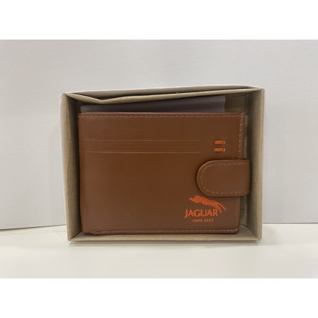 Cartera polipiel marrón