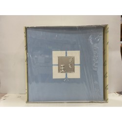 Albún azul con osito